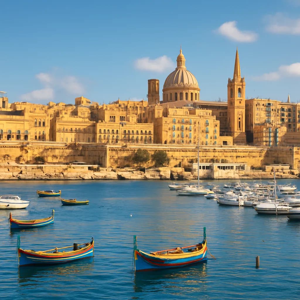 Malta Valletta Hafen